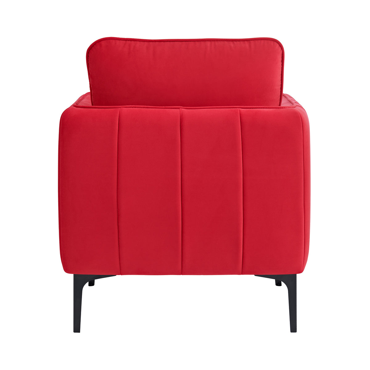 Rae Lavish Red Velvet Chair - Ornate Home