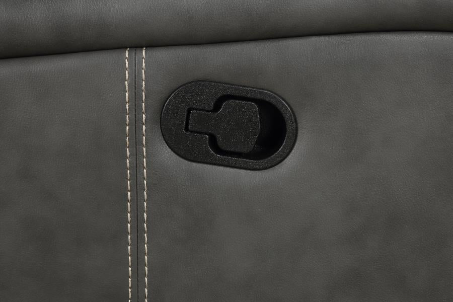 Raelynn Grey 2-piece Motion Reclining Sofa Set - Ornate Home