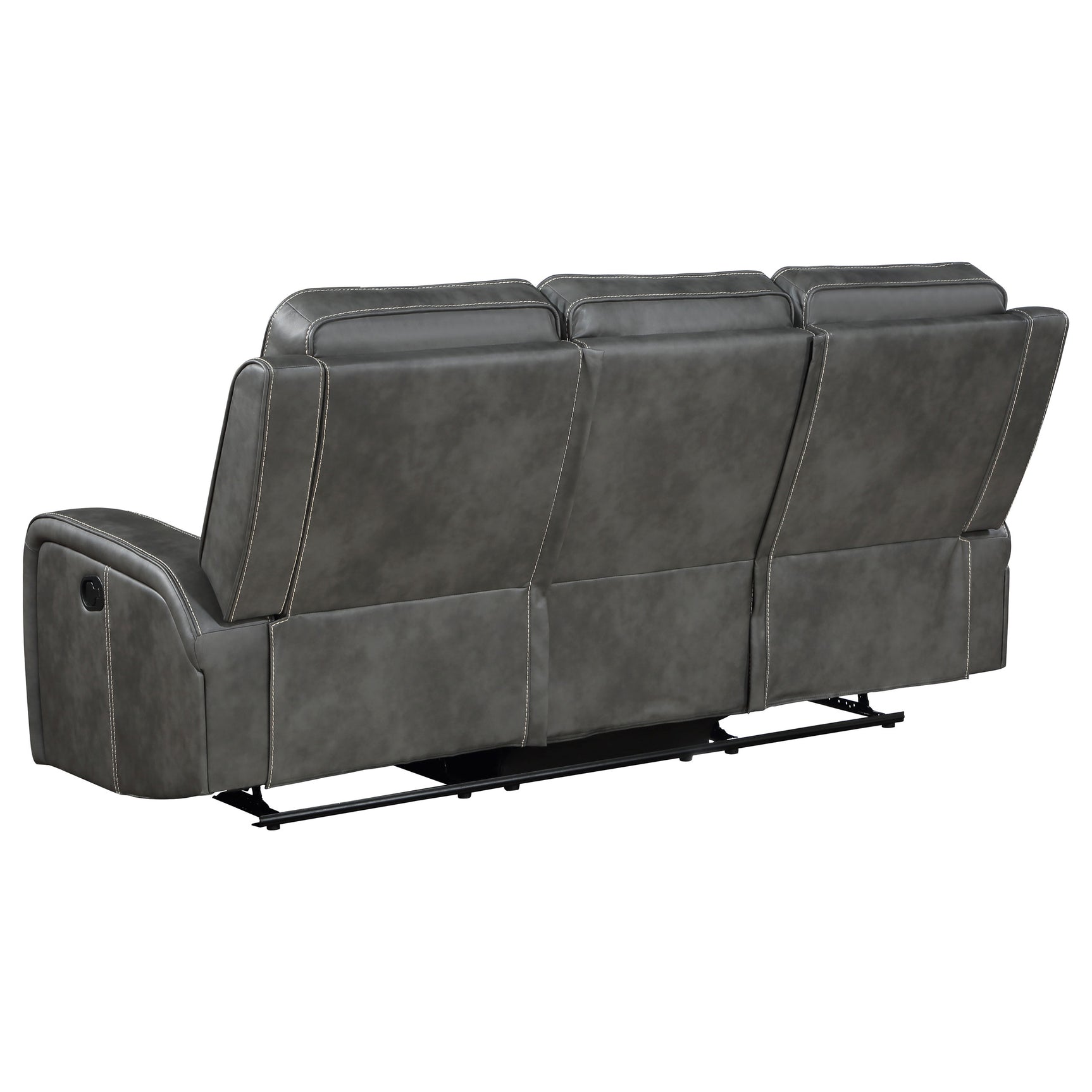 Raelynn Grey 3-piece Reclining Sofa Set - Ornate Home