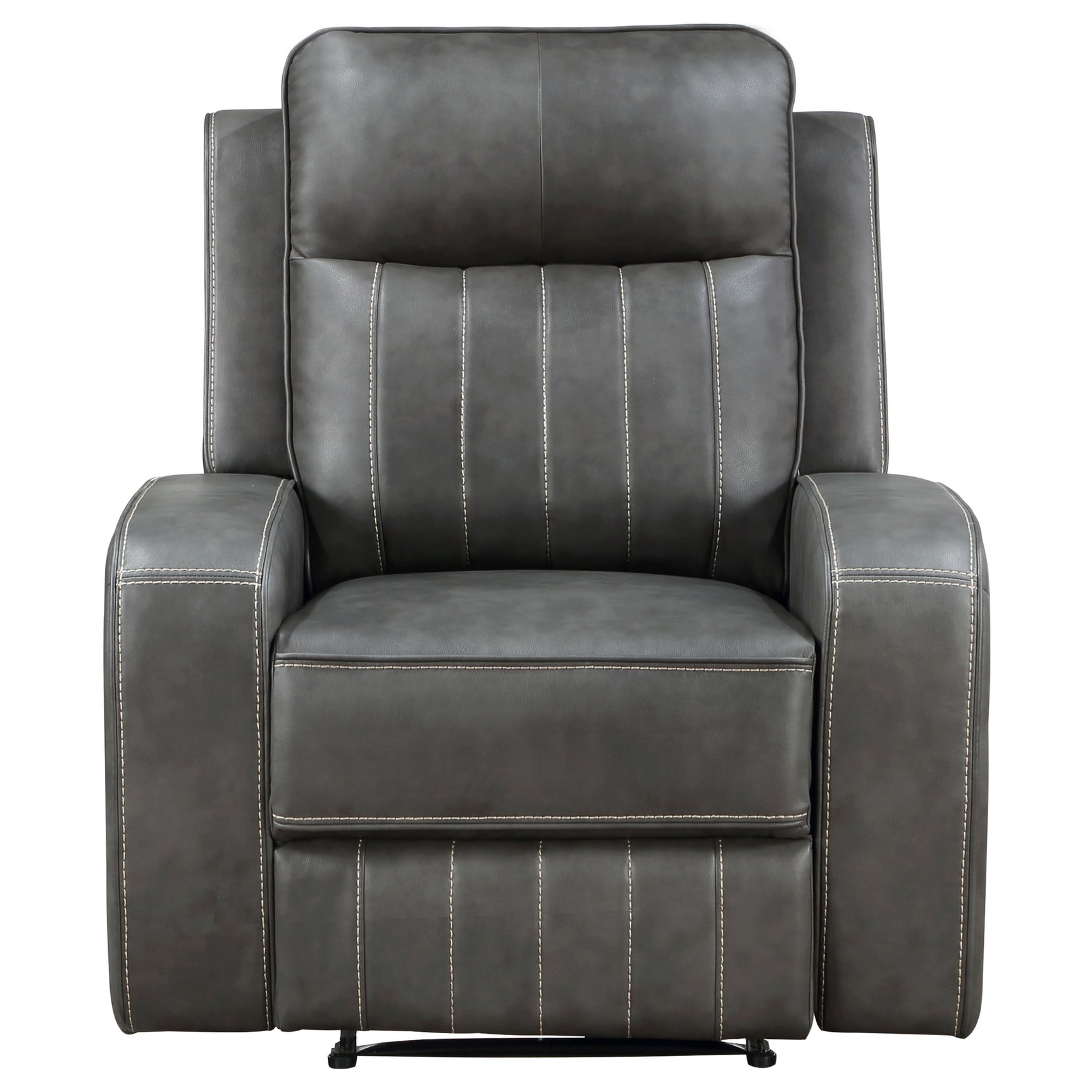 Raelynn Grey Recliner - Ornate Home