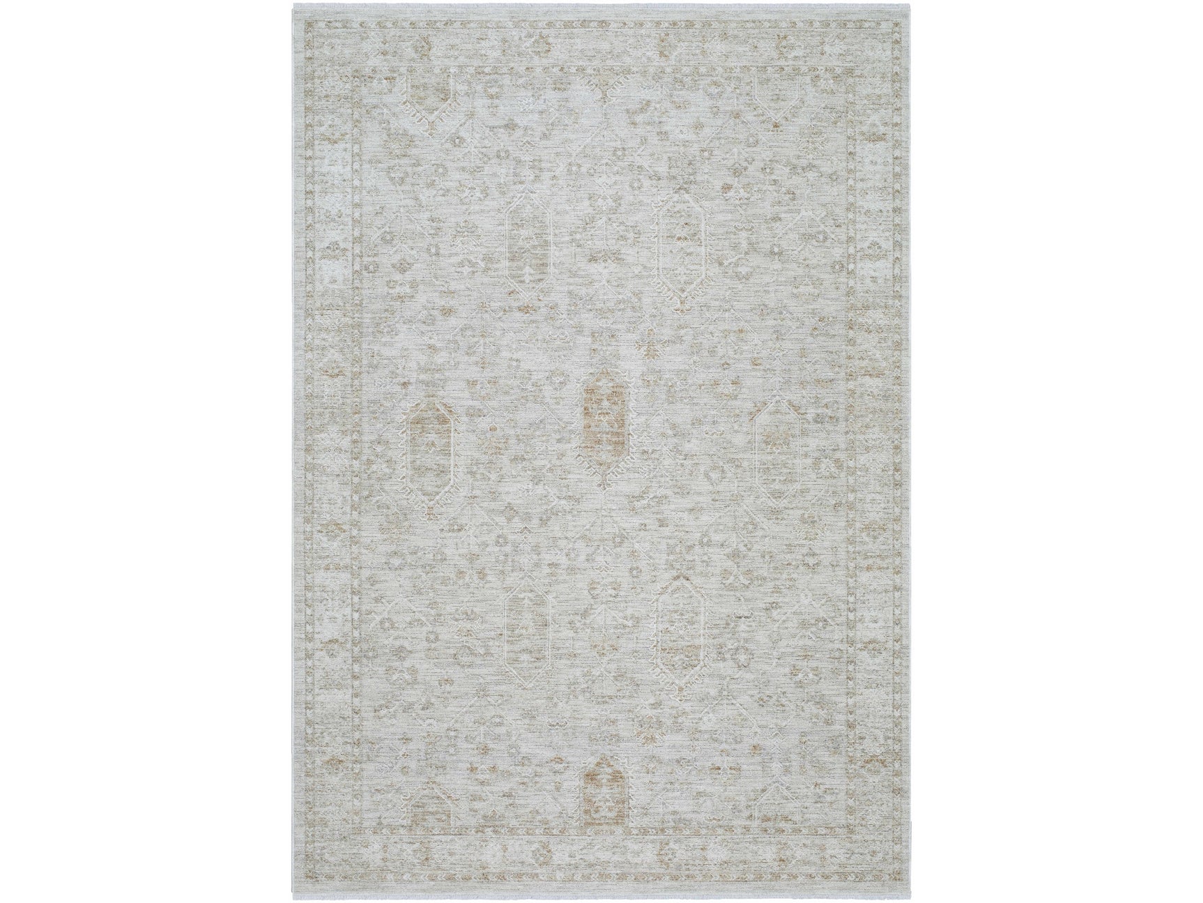 Rafee Ivory Luxe Area Rug - Ornate Home