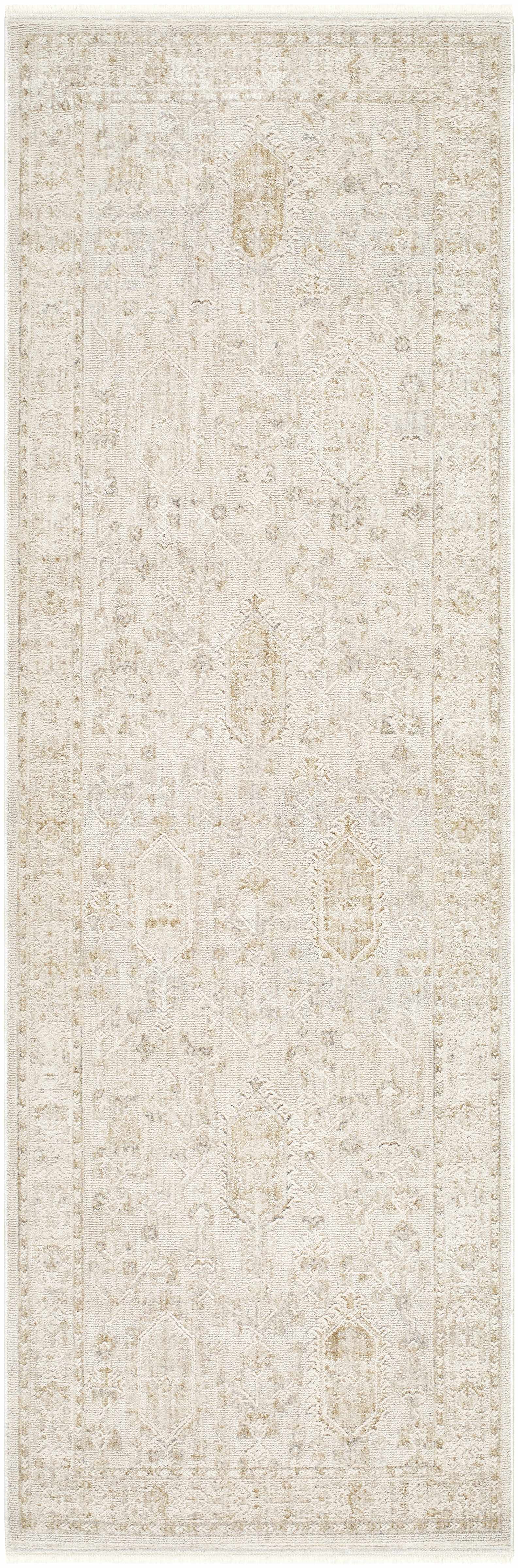 Rafee Ivory Luxe Area Rug - Ornate Home
