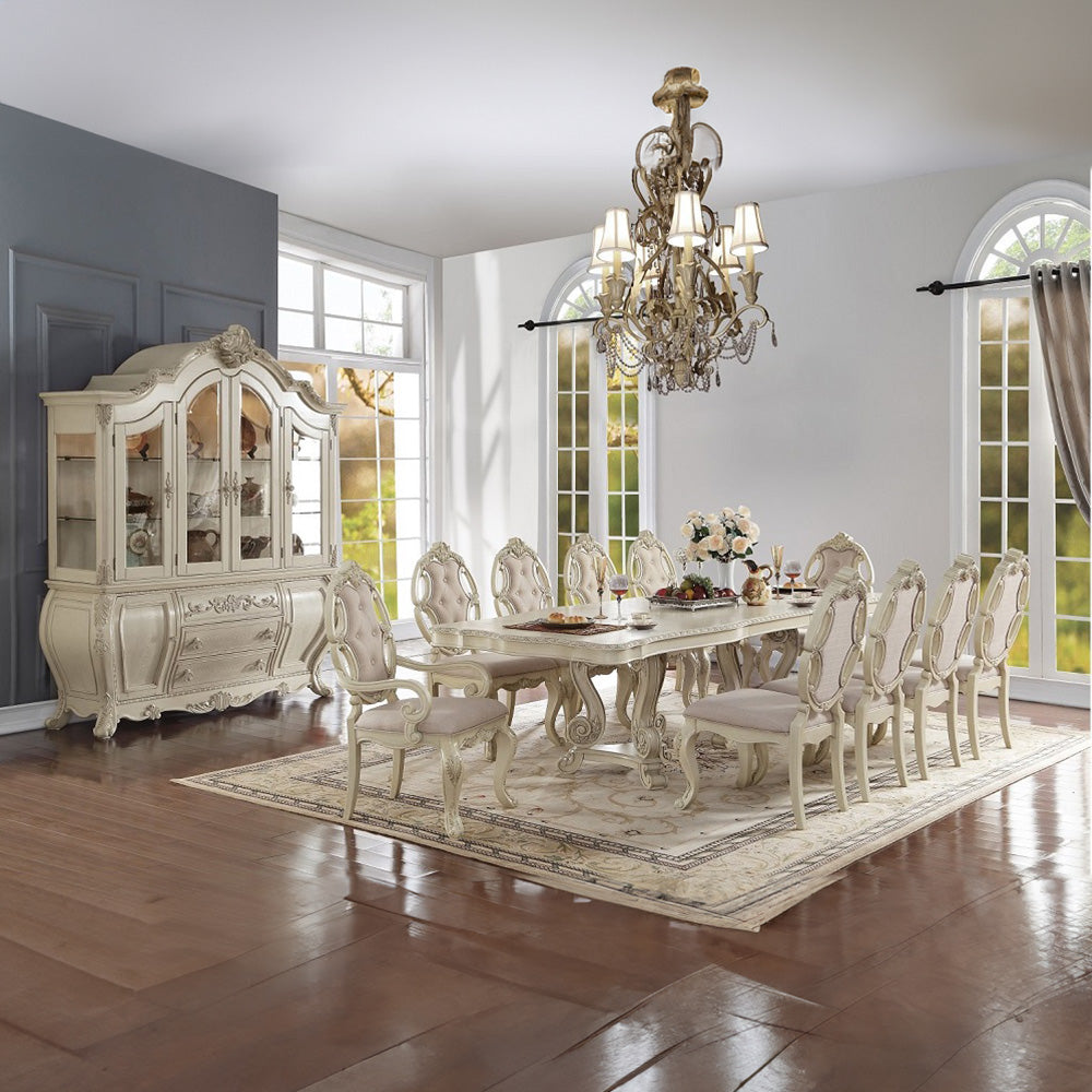 Ragenardus Side Chair in Antique White (Set of 2) 61282 - Ornate Home