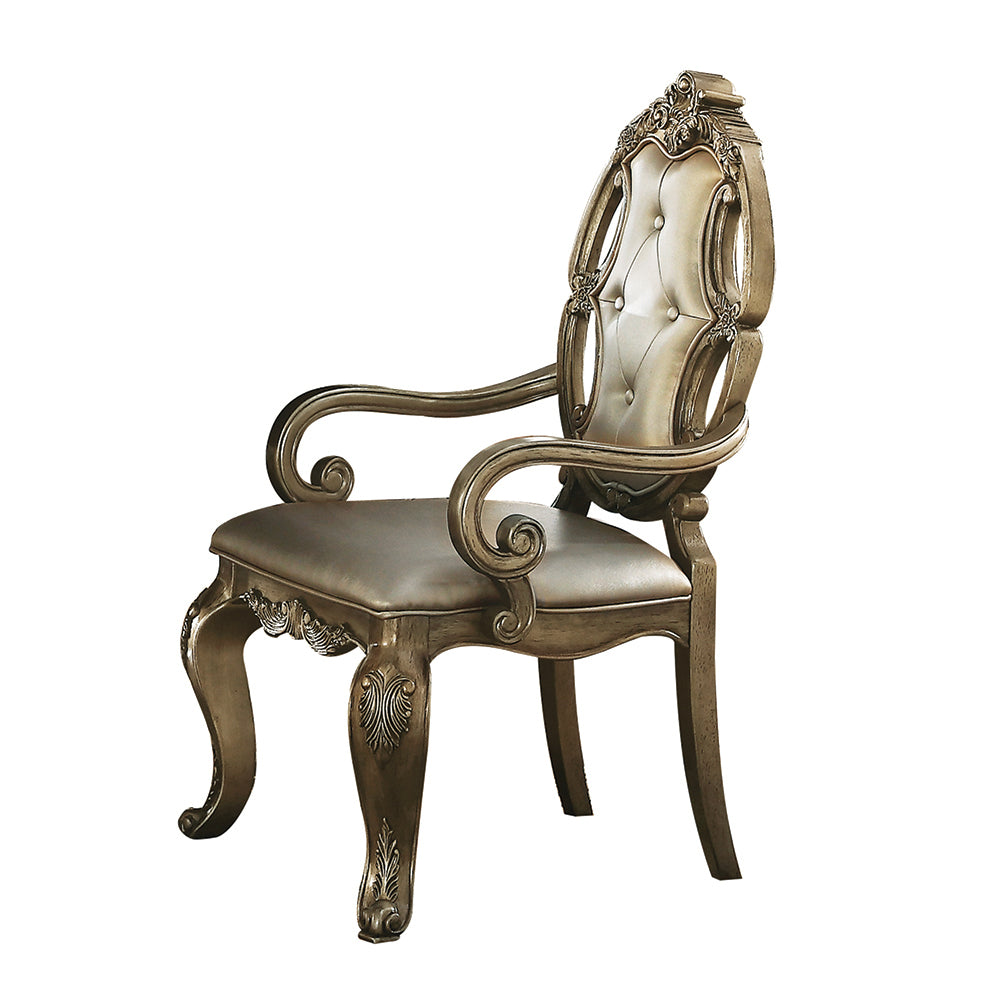 Ragenardus Vintage Oak Dining Chair (Set of 2) - Ornate Home