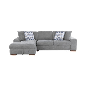 Raife Gray 2-Piece Sectional with Left Chaise - Ornate Home
