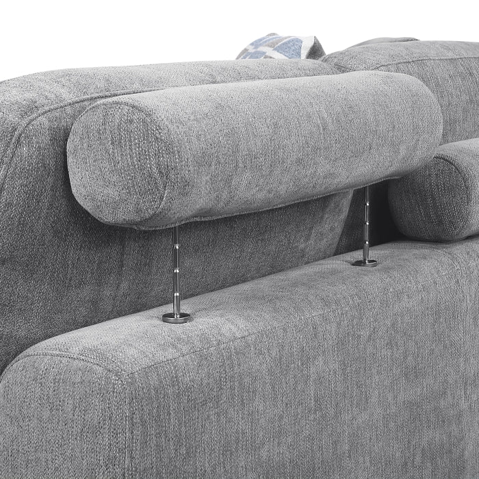 Raife Gray Armless Chair