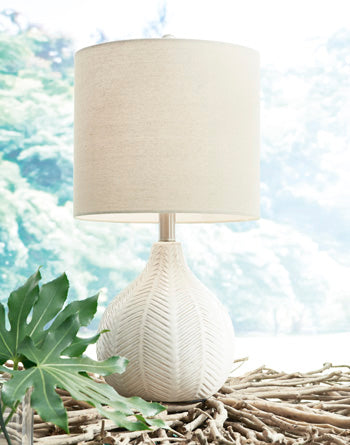 Rainermen Off White Table Lamp (Online Special Price) - Ornate Home