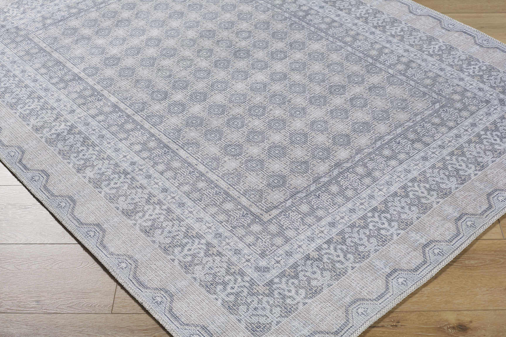 Rainier Blue Washable Rug | Our PNW Home X Livabliss - Ornate Home