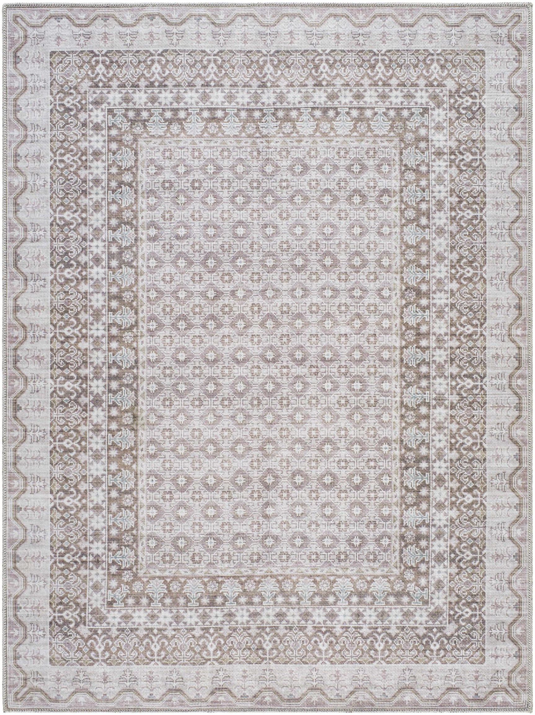 Rainier Brown Washable Rug | Our PNW Home X Livabliss - Ornate Home