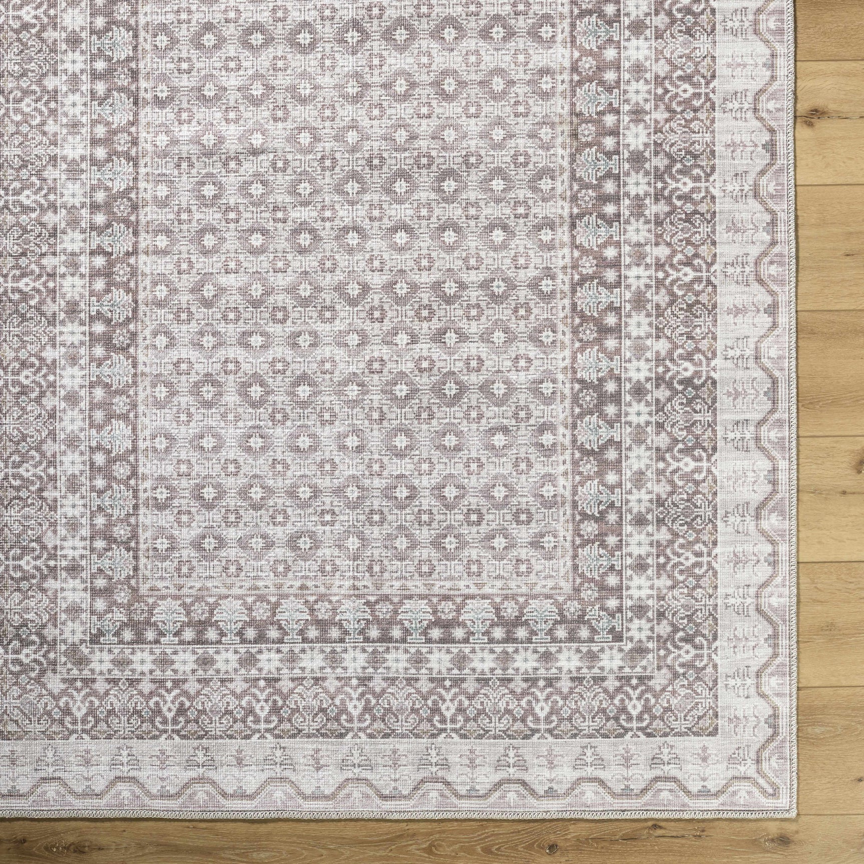 Rainier Brown Washable Rug | Our PNW Home X Livabliss - Ornate Home