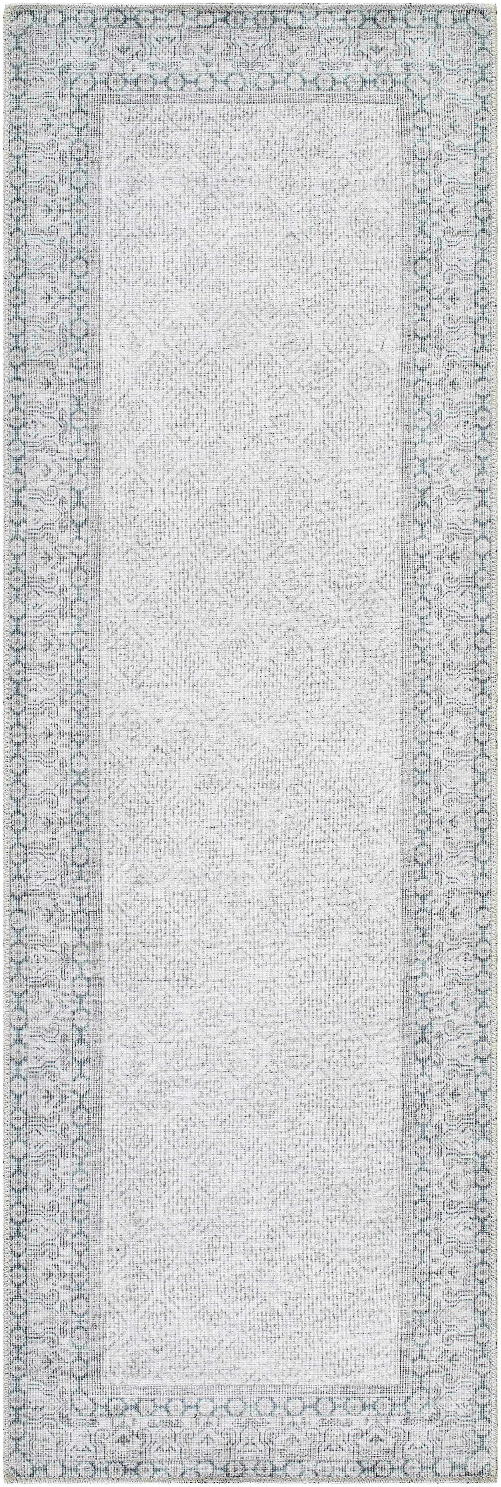 Rainier Cottage Border Gray Washable Rug | Our PNW Home X Livabliss - Ornate Home