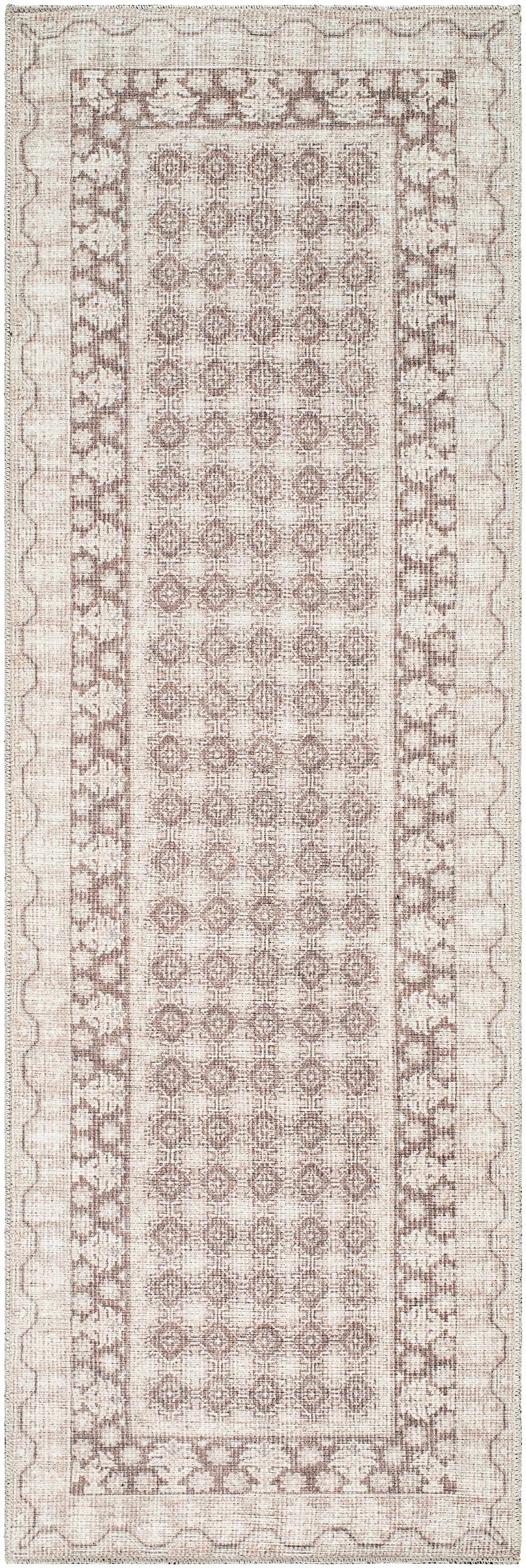 Rainier Light Brown Washable Rug | Our PNW Home X Livabliss - Ornate Home