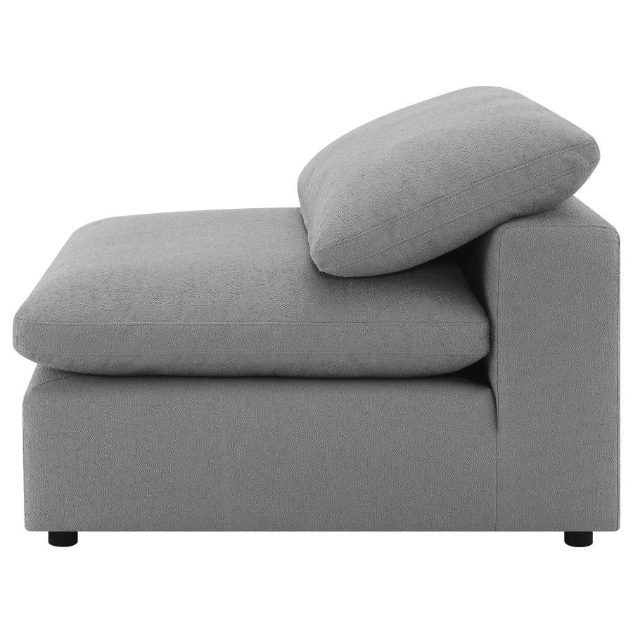 Raleigh Grey Boucle Modular Cloud Sectional Sofa Units - Create your own Style - Ornate Home