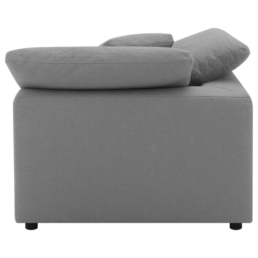 Raleigh Grey Boucle Modular Cloud Sectional Sofa Units - Create your own Style - Ornate Home
