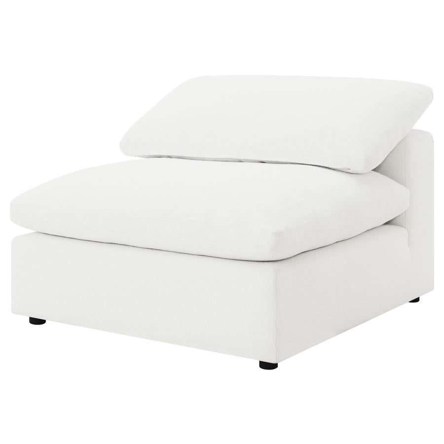 Raleigh Ivory Boucle Modular Cloud Sectional 6-piece - Ornate Home