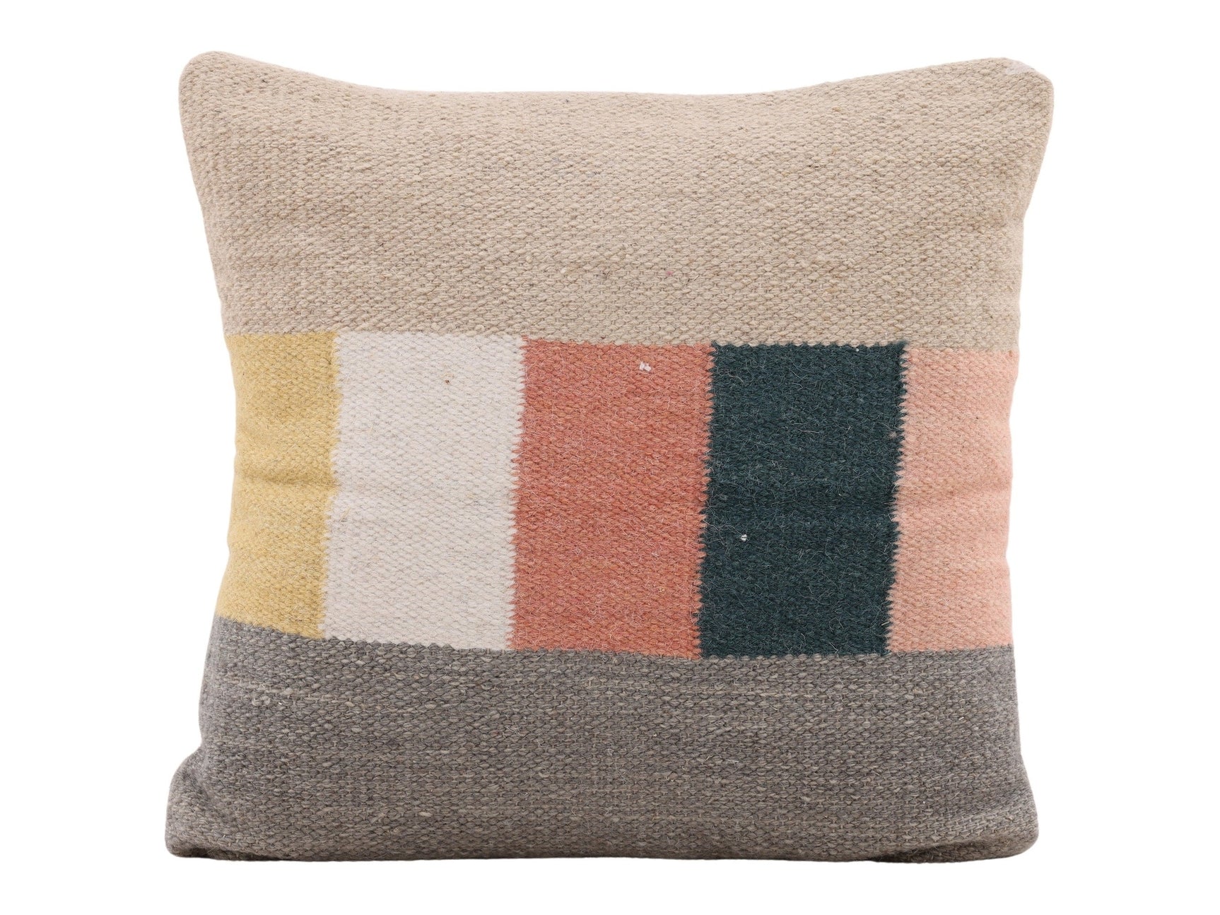 Raleigh Multicolor Square Pillow - Ornate Home