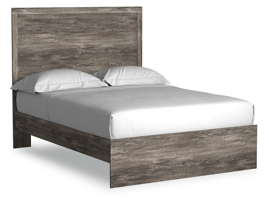 Ralinksi Gray Full Panel Bedroom Set with Dresser, Mirror and Nightstand (Online Special Price) - Ornate Home