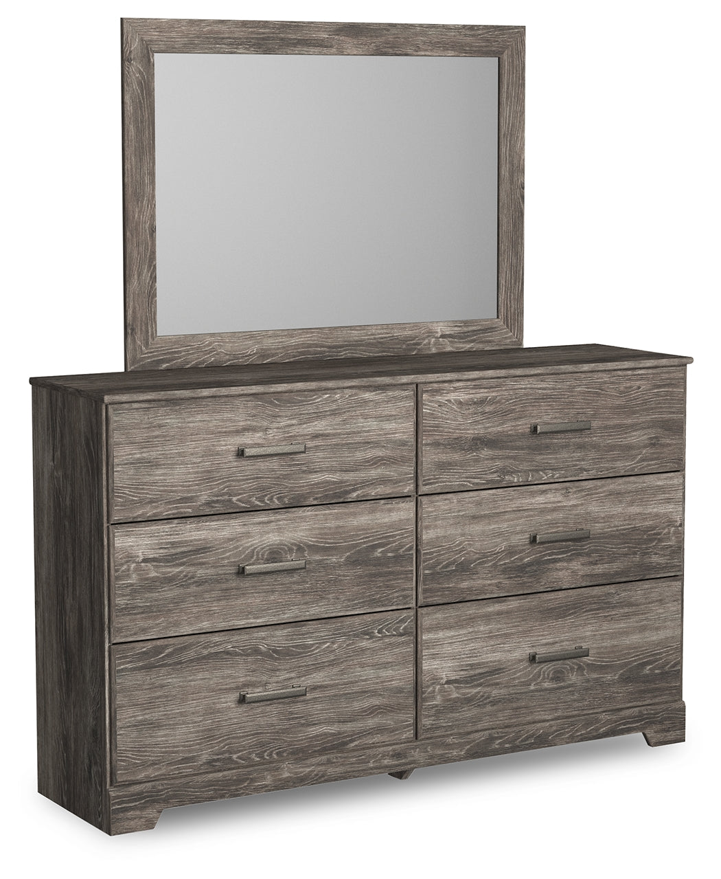 Ralinksi Gray Full Panel Bedroom Set with Dresser, Mirror and Nightstand (Online Special Price) - Ornate Home