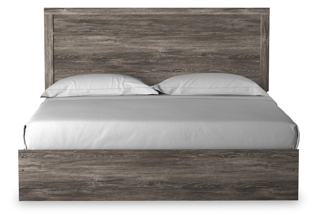 Ralinksi Gray King Panel Bed - Ornate Home