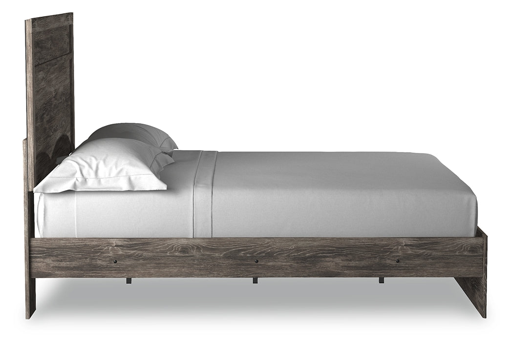 Ralinksi Gray Queen Panel Bed & Dresser & Mirror & & Nightstand - Ornate Home