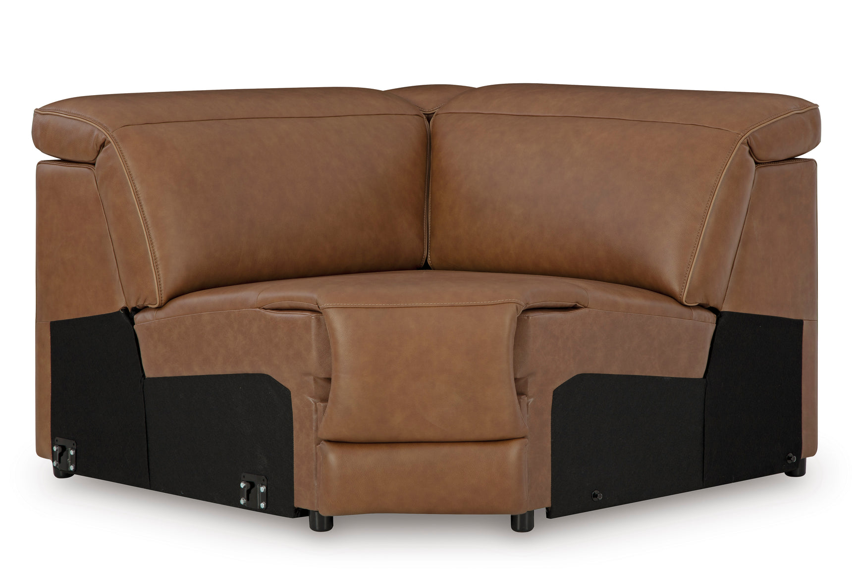 Rally-Up Caramel 6-Piece Power Reclining Sectional w/Console - Ornate Home