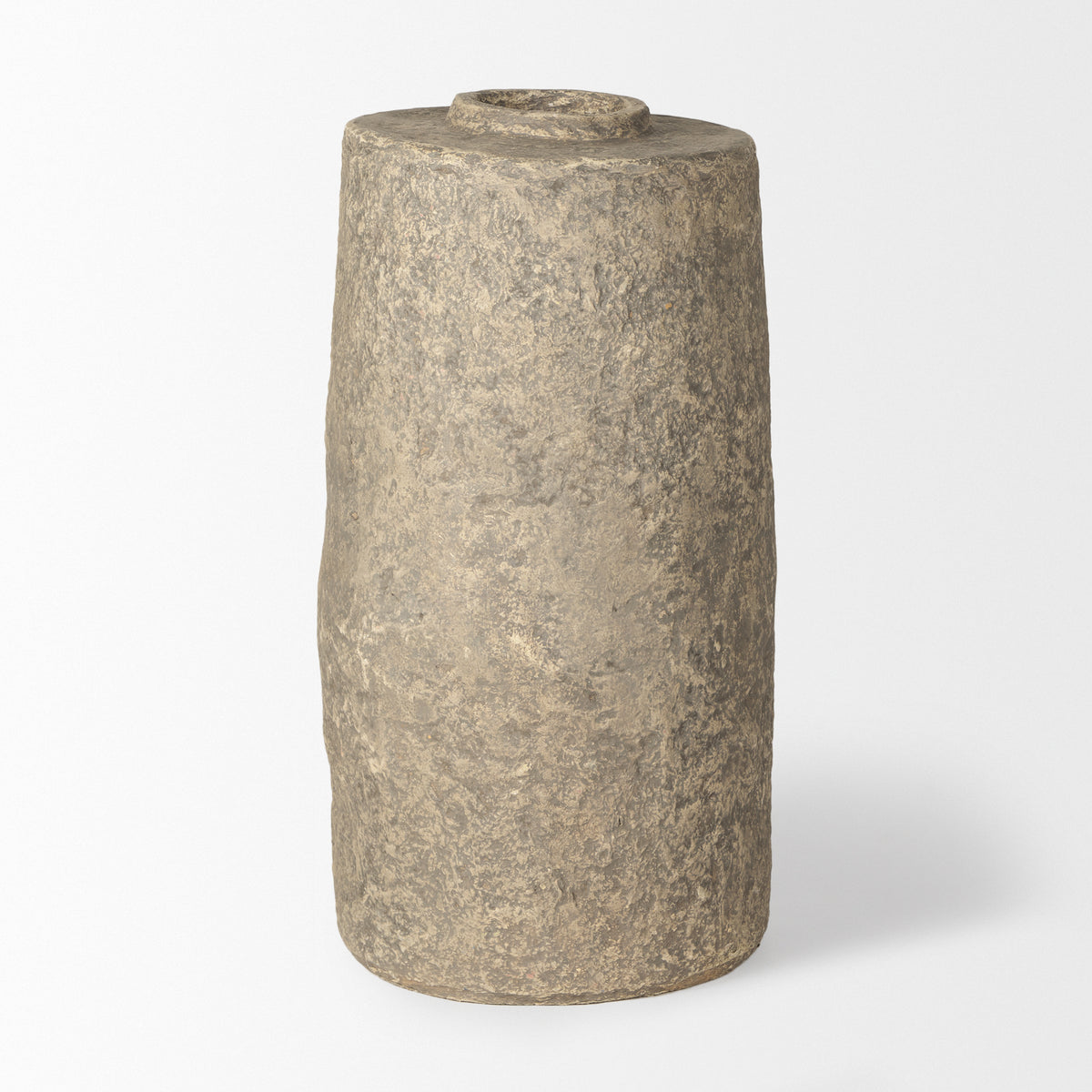 Rama Gray Small Paper Mache Floor Vase