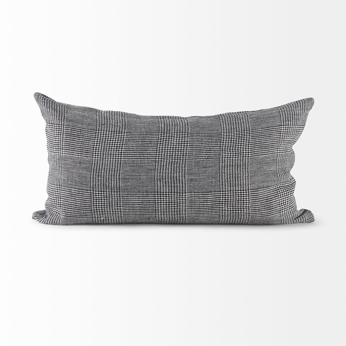 Ramone White/Black 14x26 Fabric Pillow Cover - Ornate Home