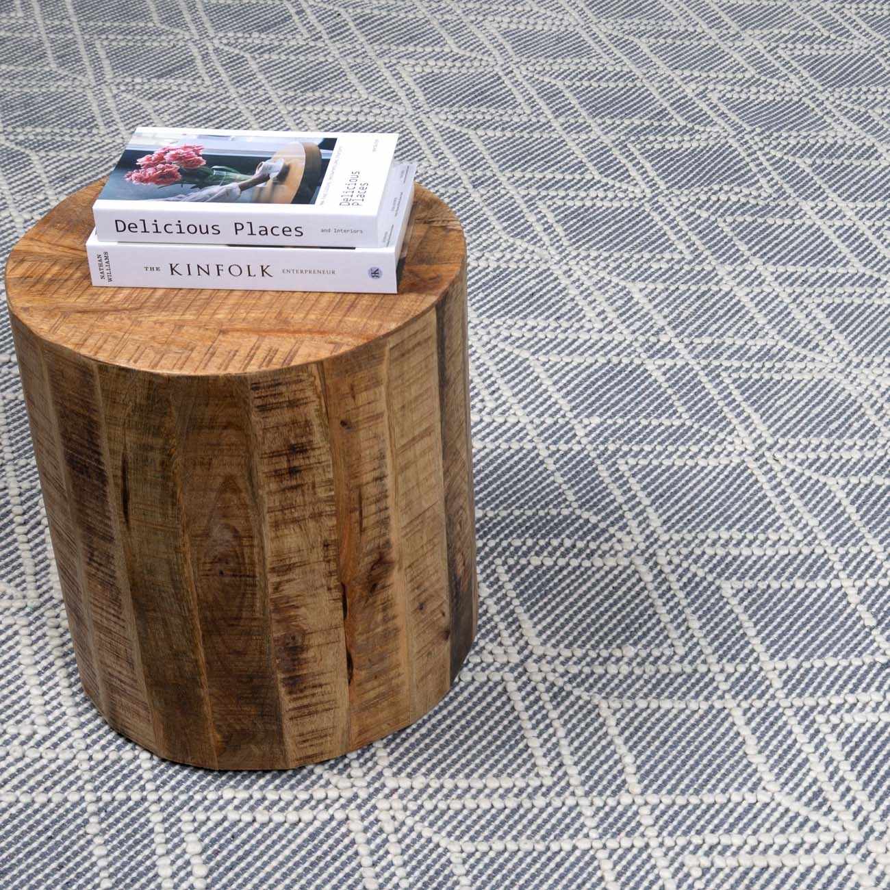 Ramsbury Denim Blue Wool Rug - Ornate Home