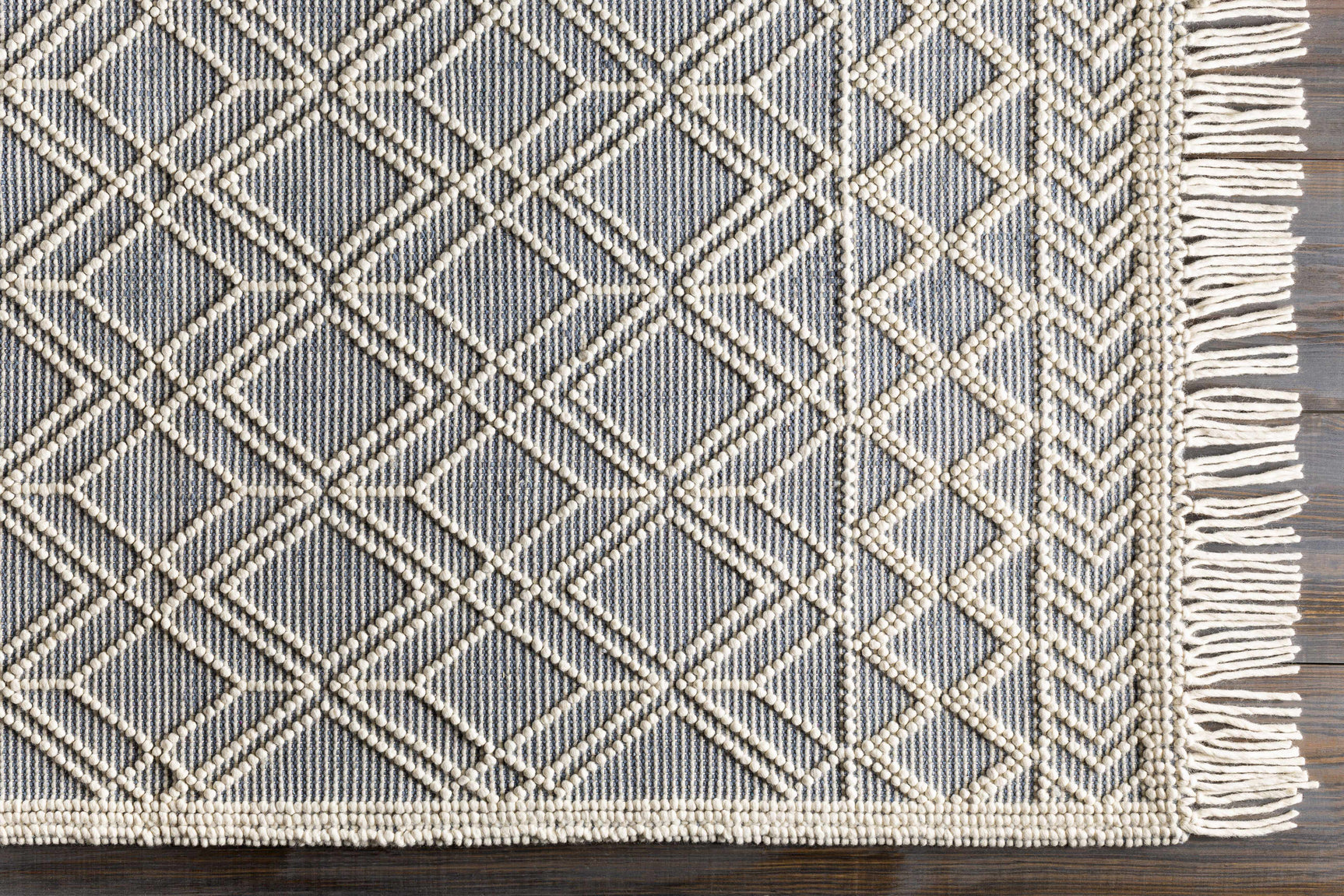 Ramsbury Ivory & Blue Area Rug - Ornate Home