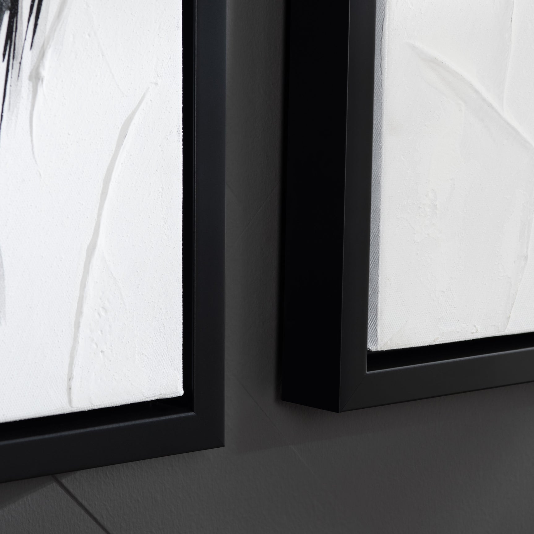 Ramsey Black/White Canvas - Ornate Home