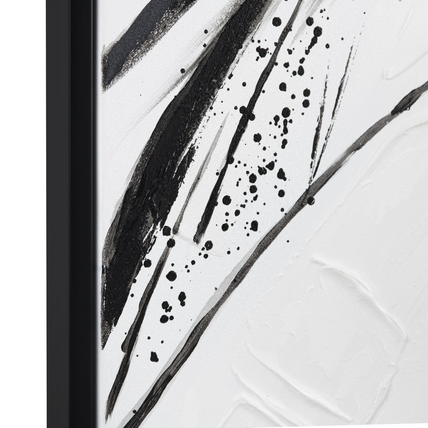 Ramsey Black/White Canvas - Ornate Home