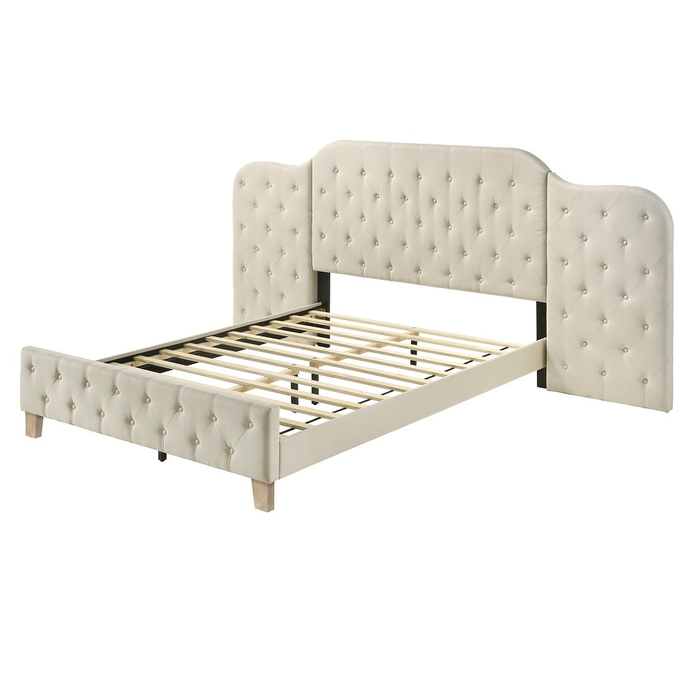 Ranallo Beige Queen Bed - Ornate Home