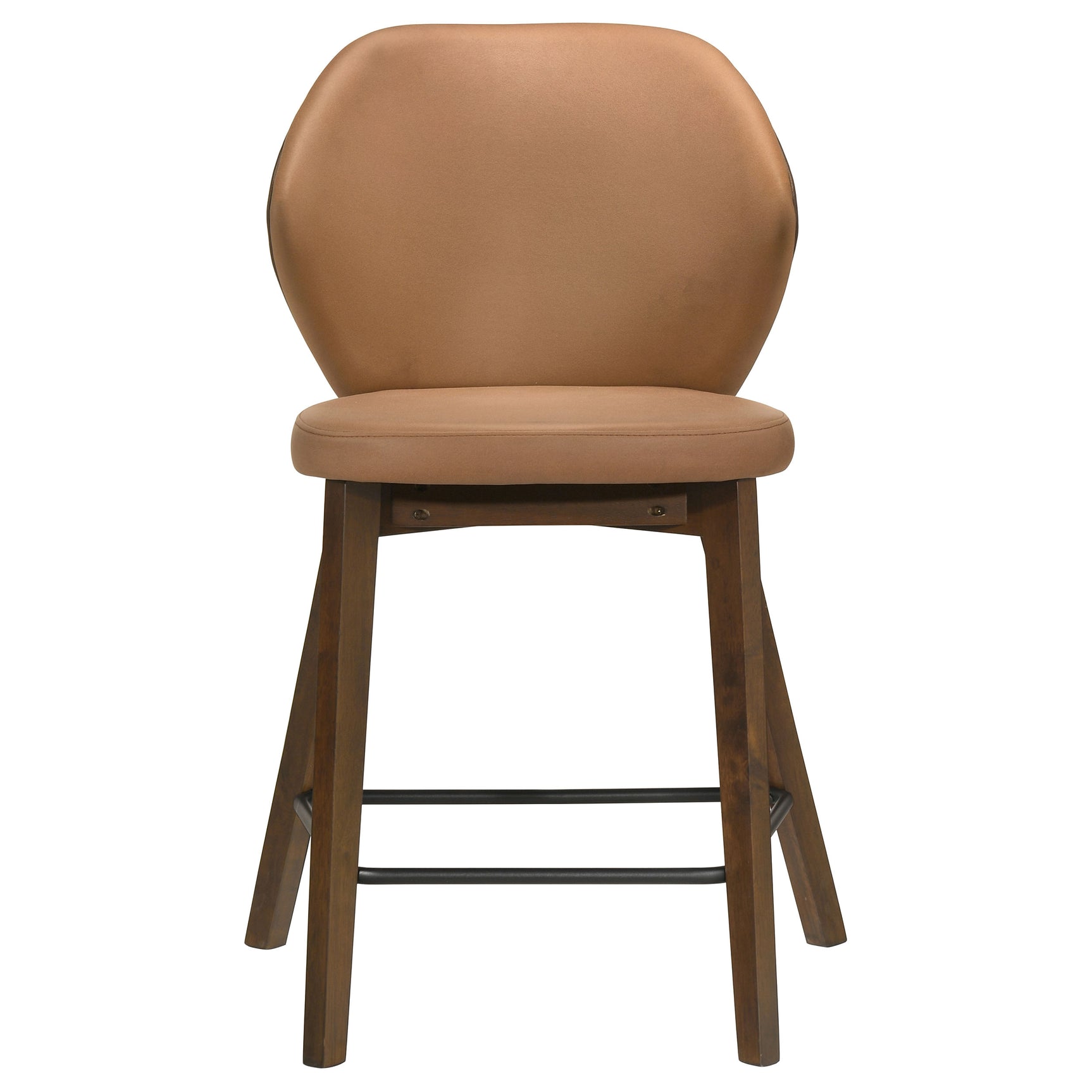 Randolph Butterscotch And Brown Upholstered Counter Height Chair (Set Of 2) - Ornate Home