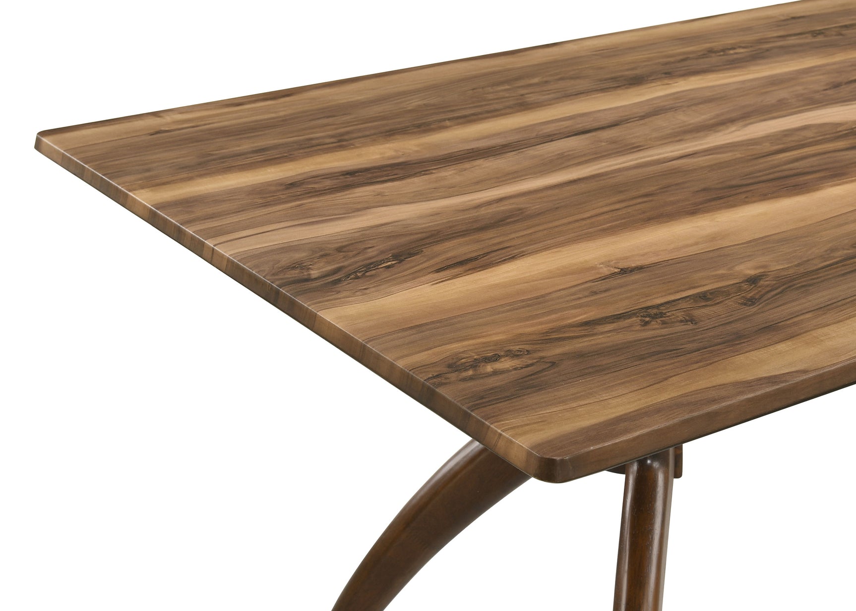 Randolph Sheesham And Brown 79-inch Smart Top Rectangular Dining Table - Ornate Home