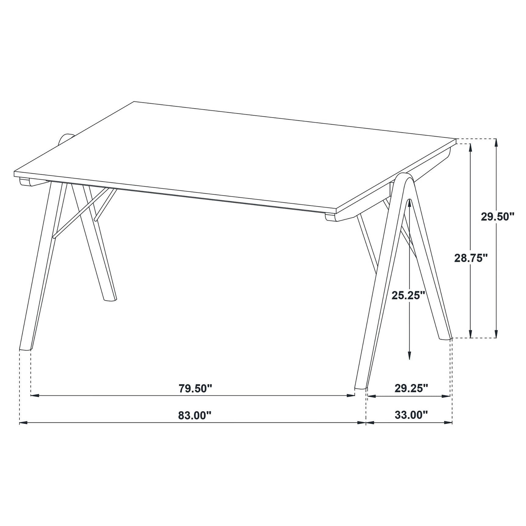 Randolph Sheesham/Brown 5-piece Rectangular Dining Table - Ornate Home