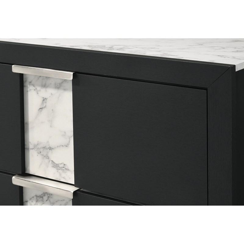 Rangley Black Nightstand - Ornate Home