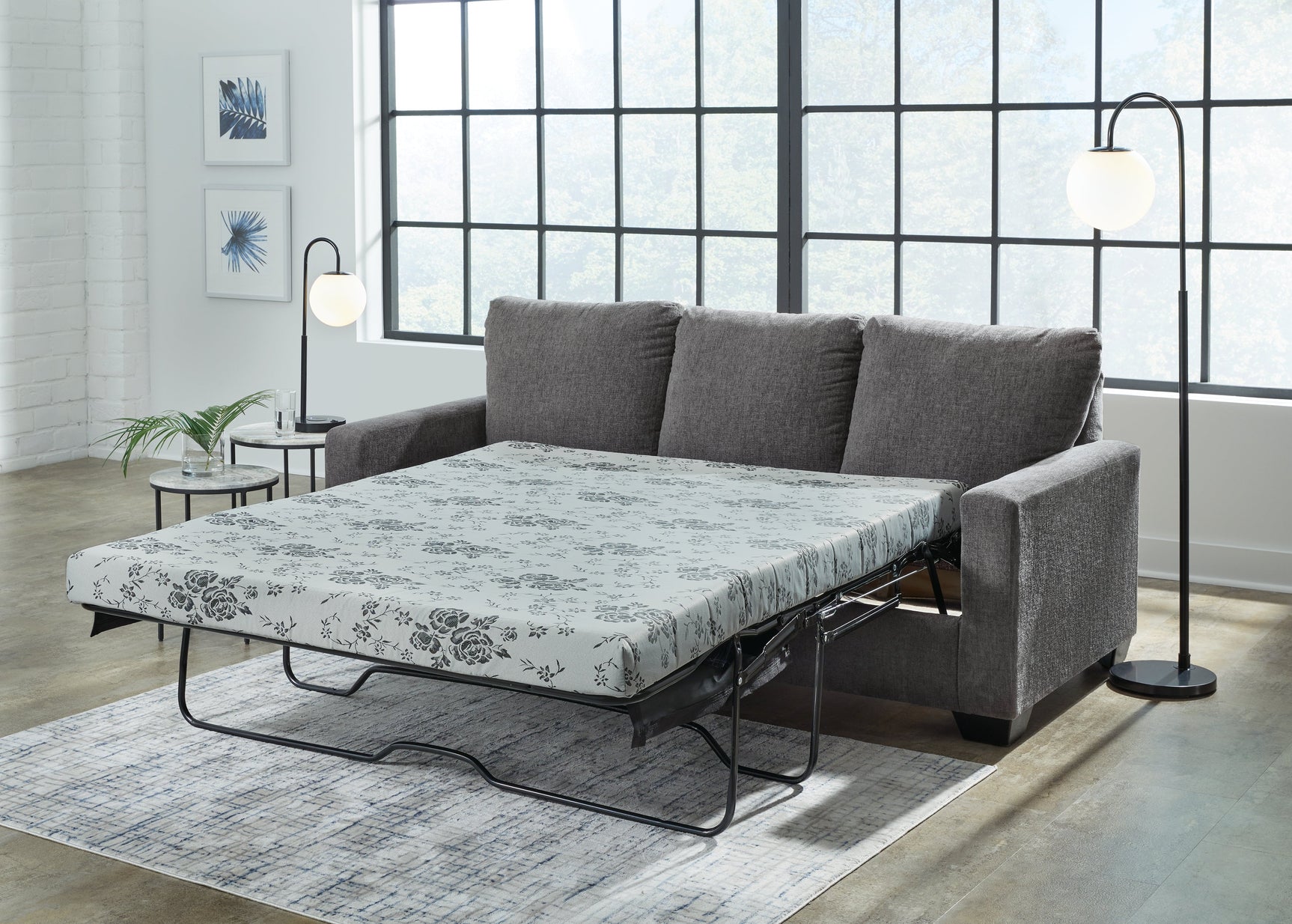 Rannis Pewter Queen Sofa Sleeper (Online Special Price) - Ornate Home