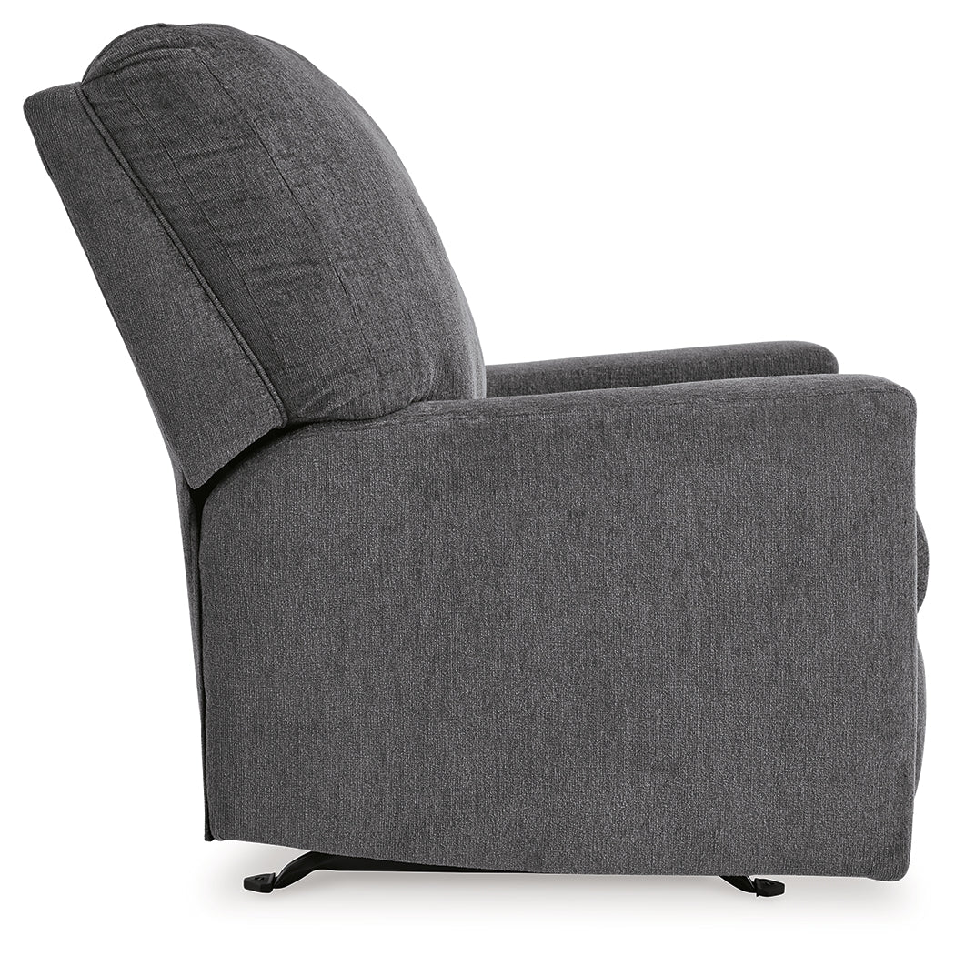 Rannis Pewter Twin Sofa Sleeper & Recliner (Online Special Price) - Ornate Home