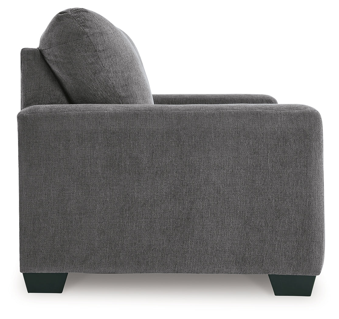 Rannis Pewter Twin Sofa Sleeper & Recliner (Online Special Price) - Ornate Home