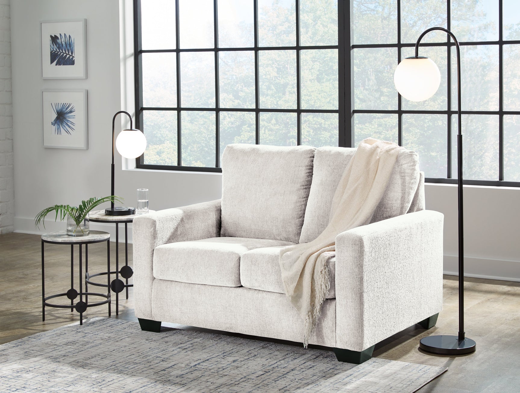 Rannis Snow Twin Sofa Sleeper (Online Special Price) - Ornate Home