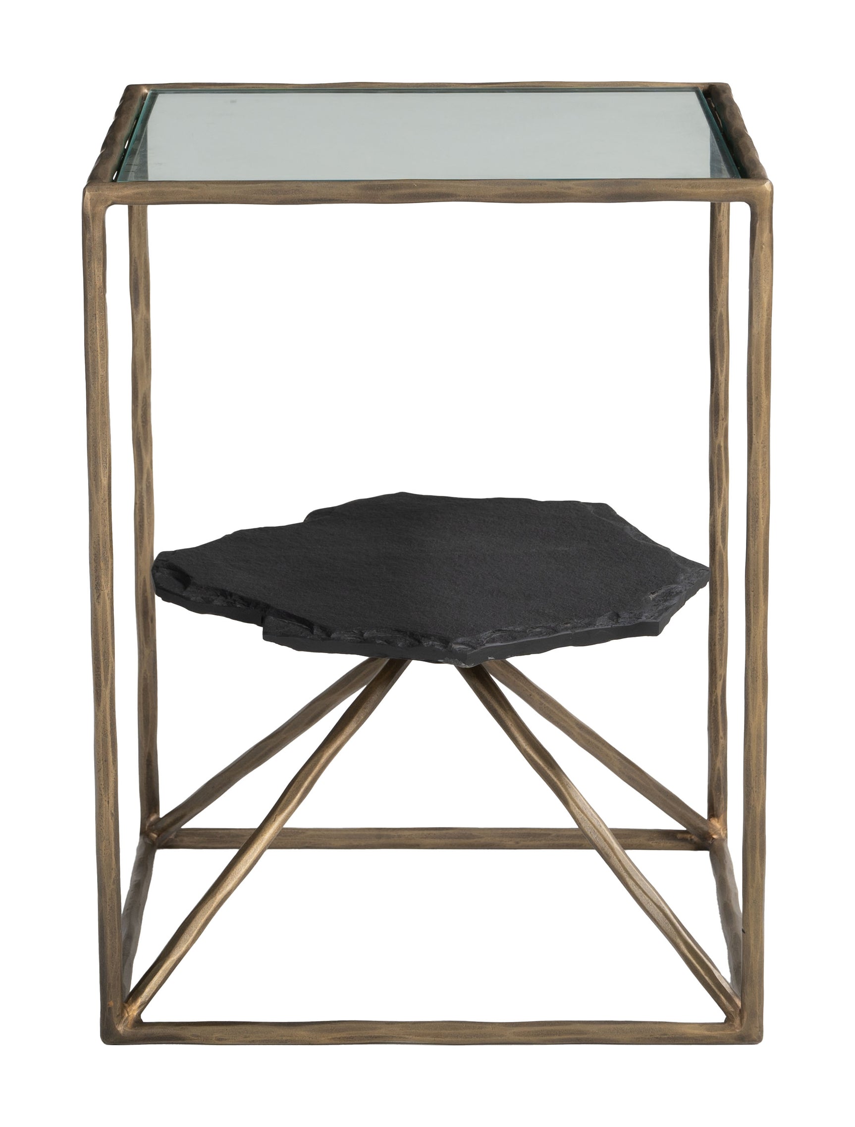 Ranol Brass Side Table - Ornate Home