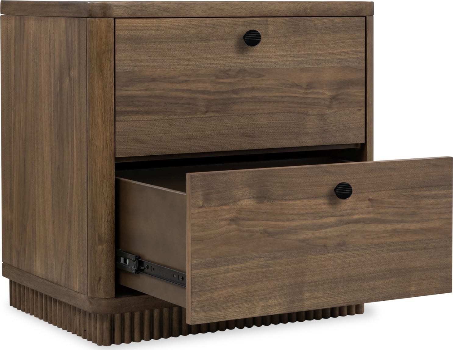 Ravelle Walnut Grove 2 Drawer Nightstand
