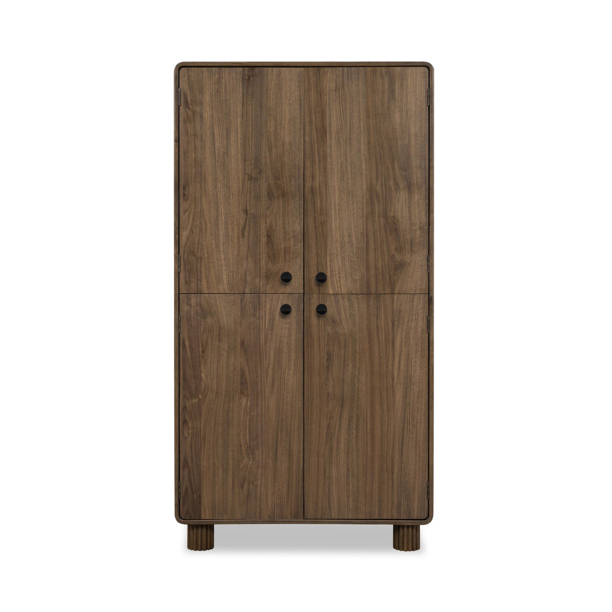 Ravelle Walnut Grove 4 Door Wood Cabinet - Ornate Home