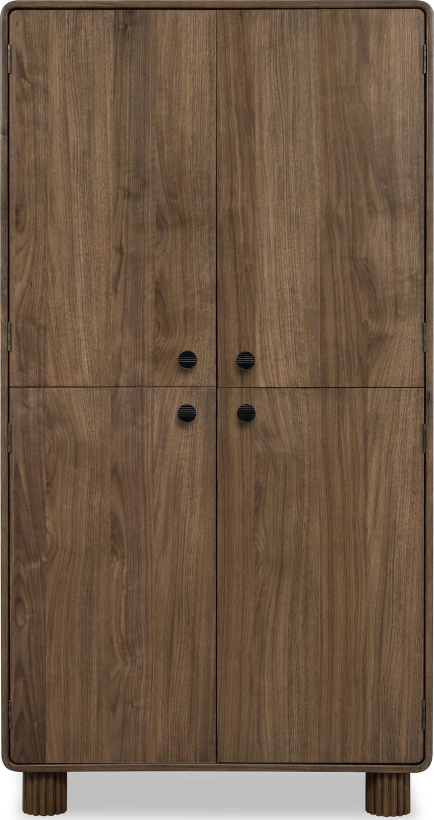 Ravelle Walnut Grove 4 Door Wood Cabinet - Ornate Home