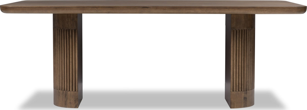 Ravelle Walnut Grove Fixed Dining Table - Ornate Home