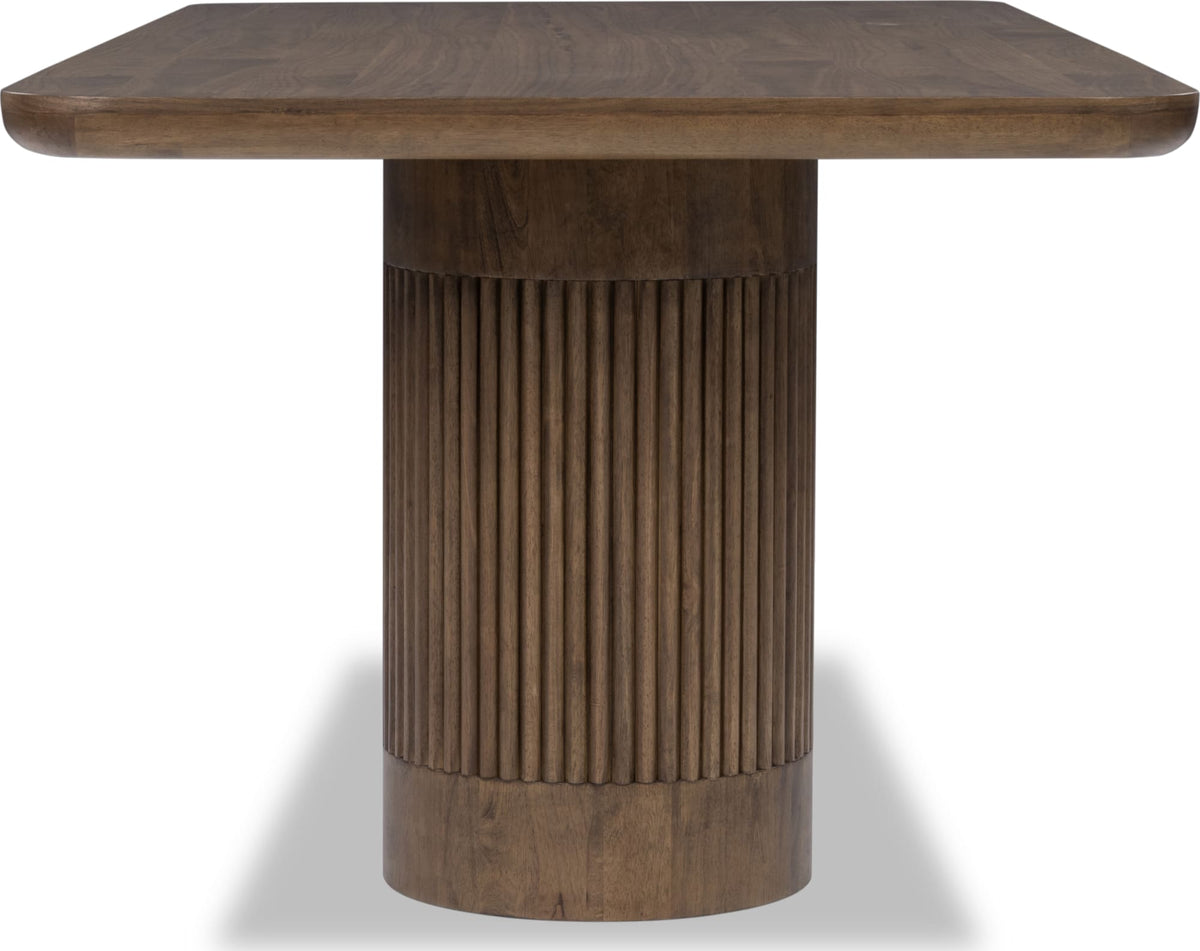 Ravelle Walnut Grove Fixed Dining Table - Ornate Home