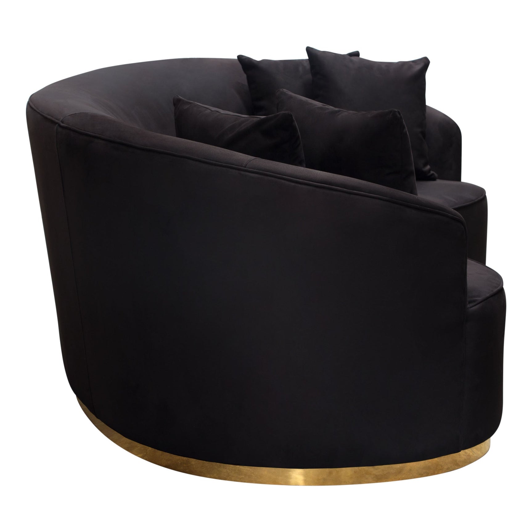 Raven Black Sofa - Ornate Home