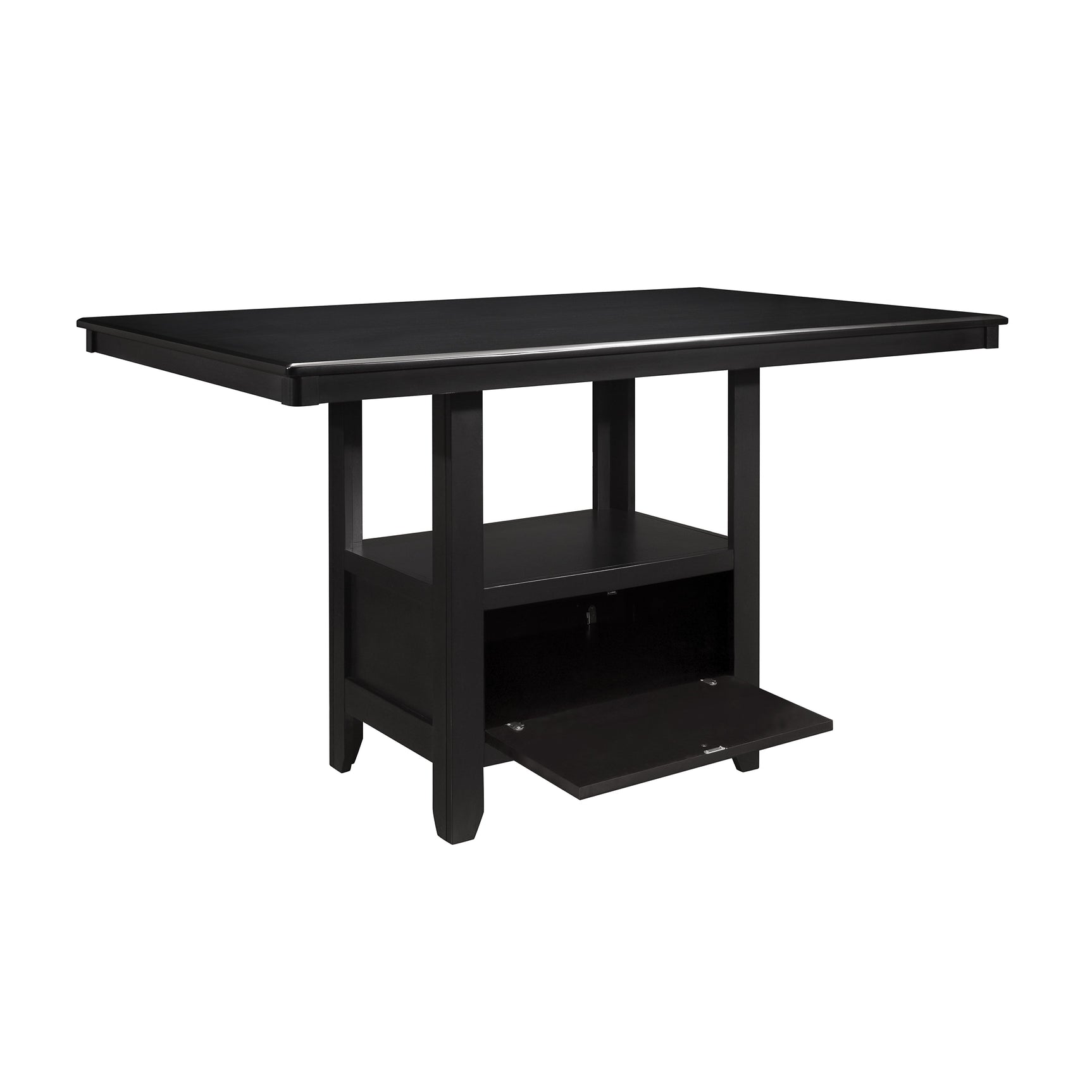 Raven Charcoal Gray Counter Height Table - Ornate Home