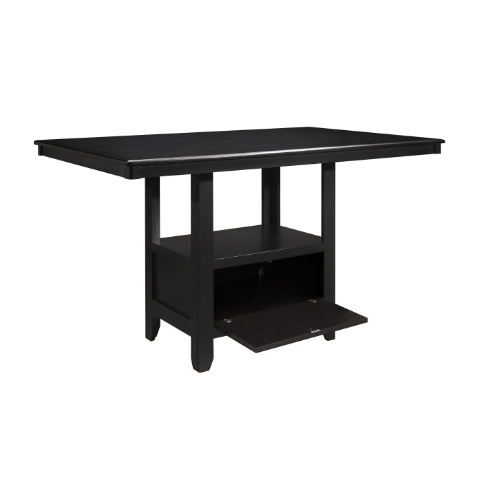 Raven Charcoal Gray Counter Height Table - Ornate Home