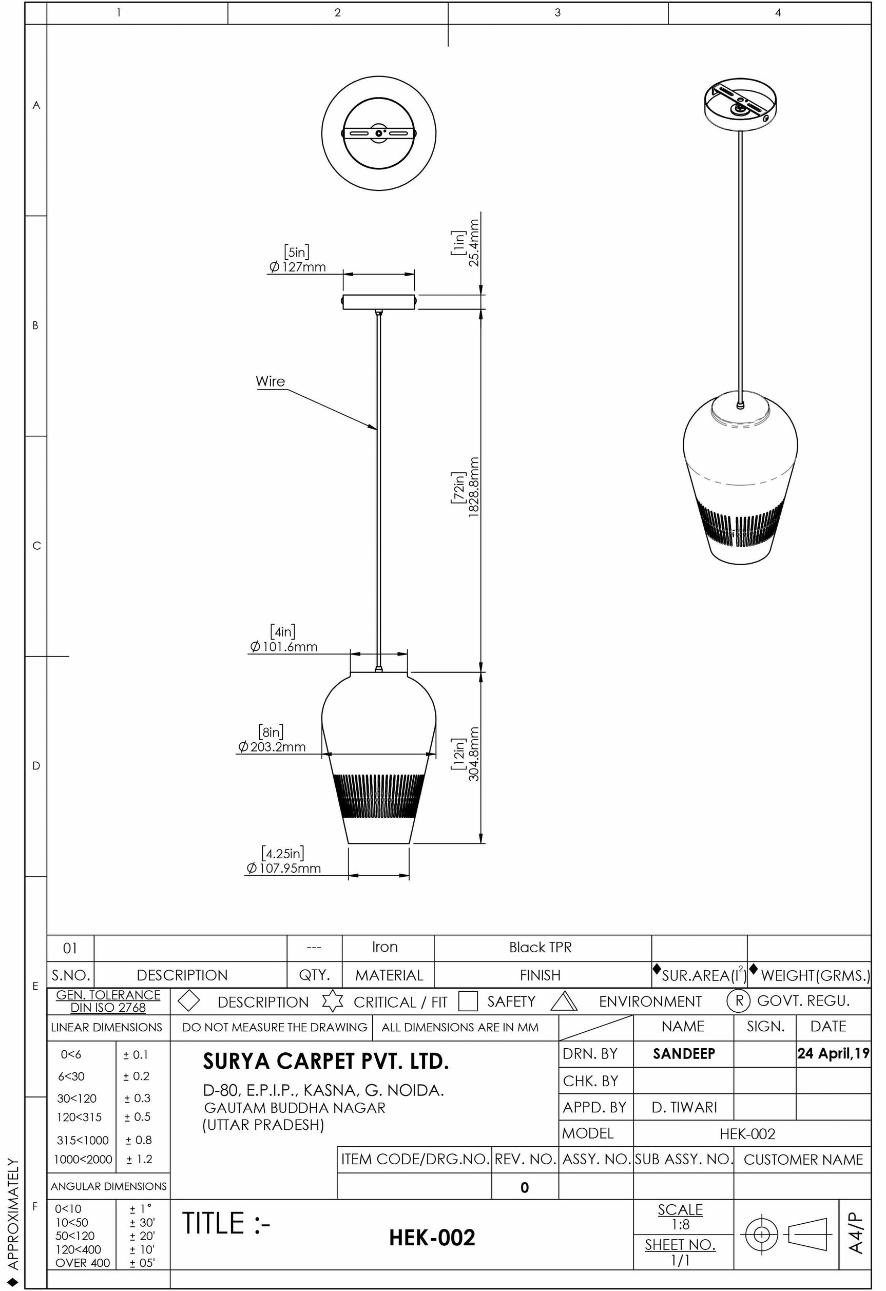 Ravensworth Ceiling Light - Clearance - Ornate Home